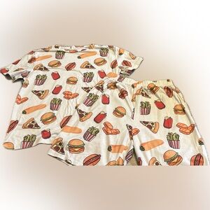Pizza Pajamas Tween Sz 13/14